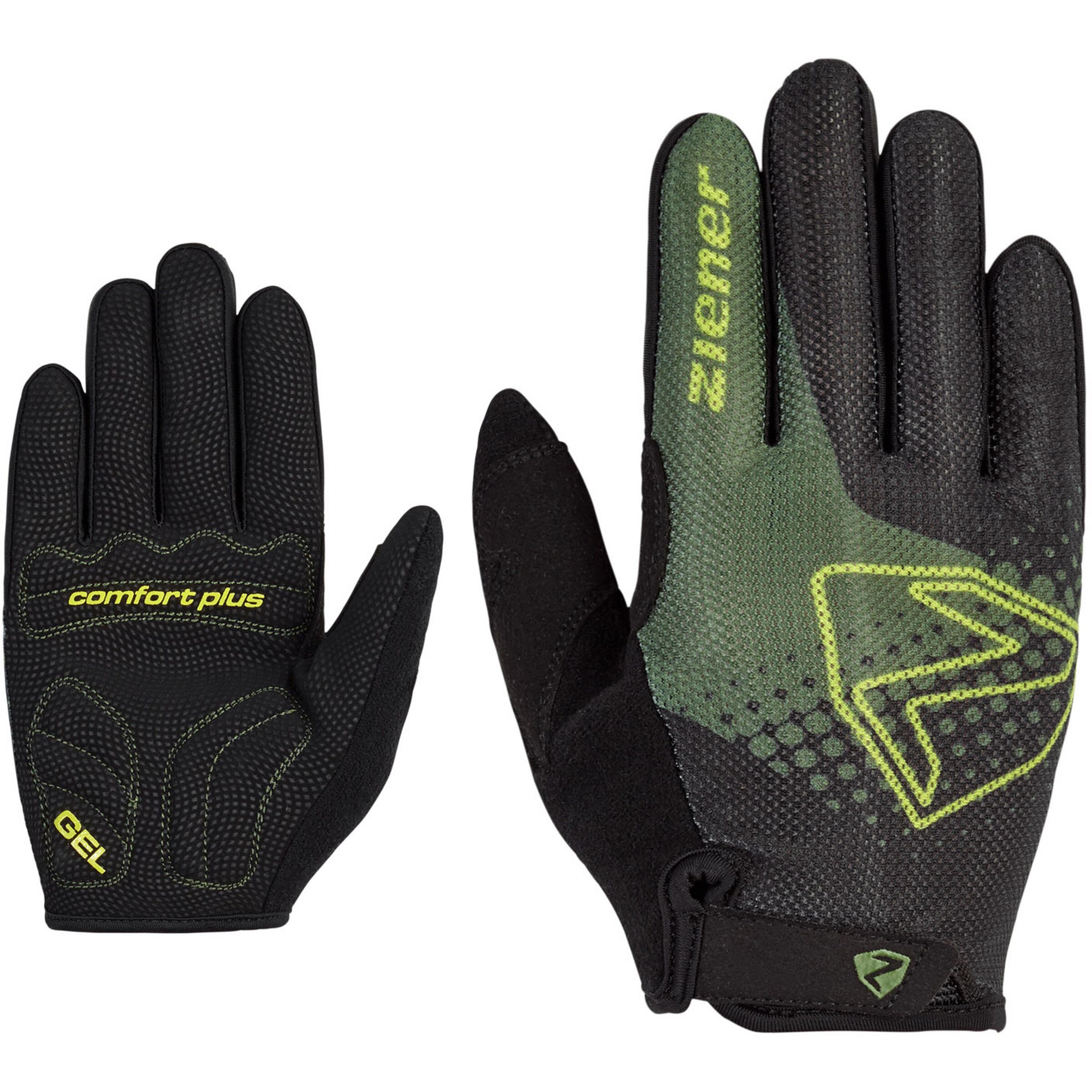 ZIENER Fahrradhandschuhe 'Colo' in Schwarz: Vorderseite