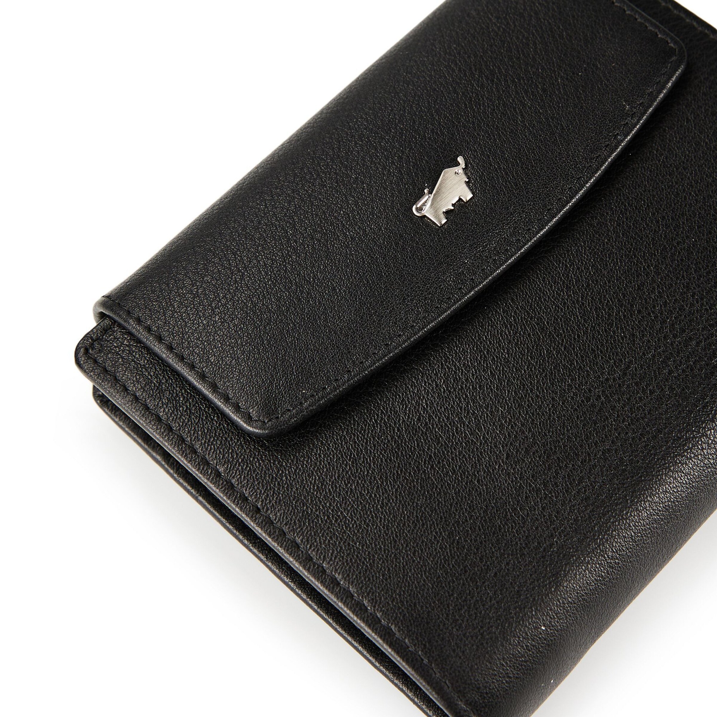 Braun Büffel Wallet 'Joy' in Black