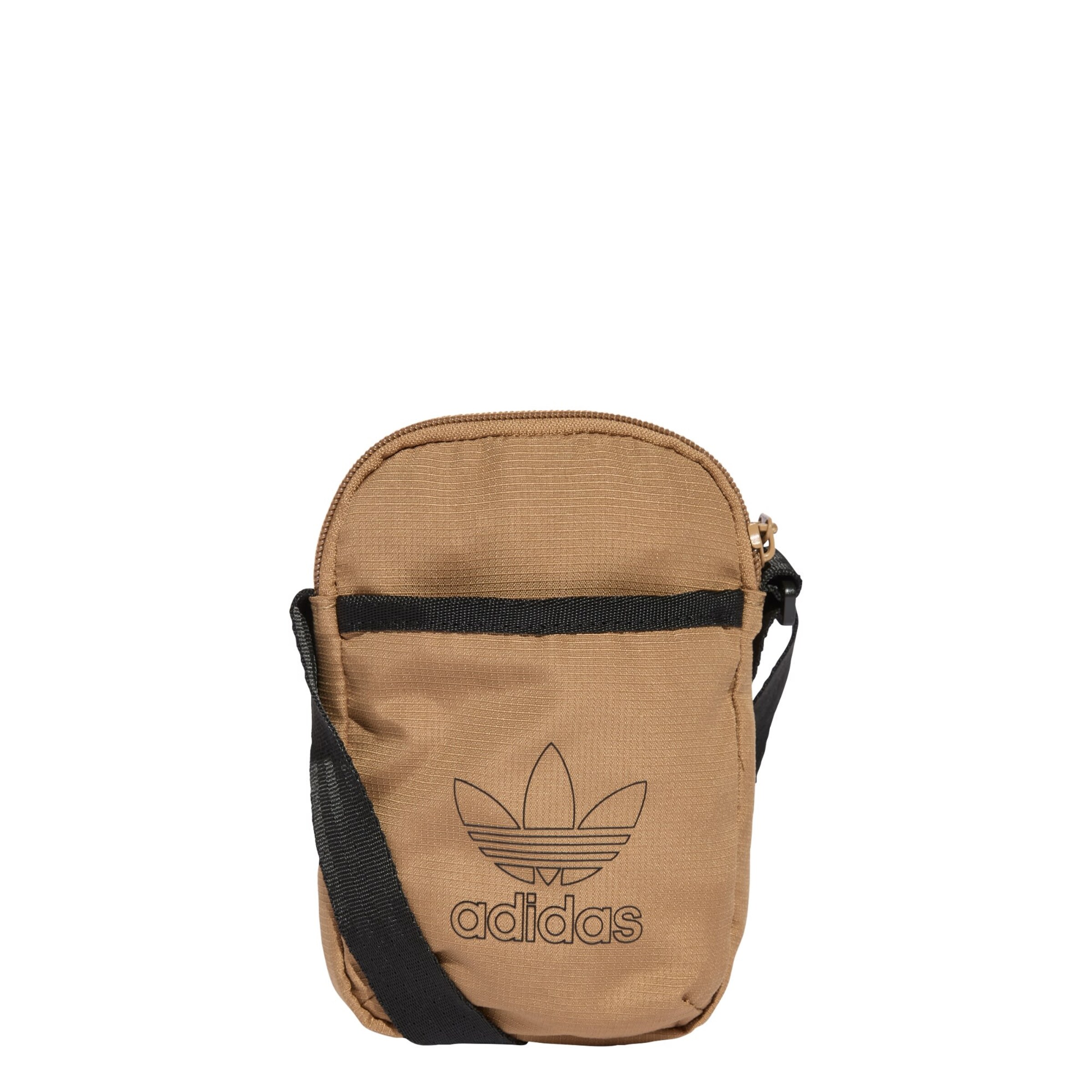 ADIDAS ORIGINALS - Bolso de hombro 'Adicolor Festival' en marrón: frente
