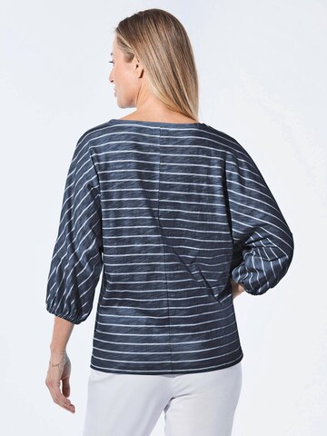 Goldner Shirt in Blau