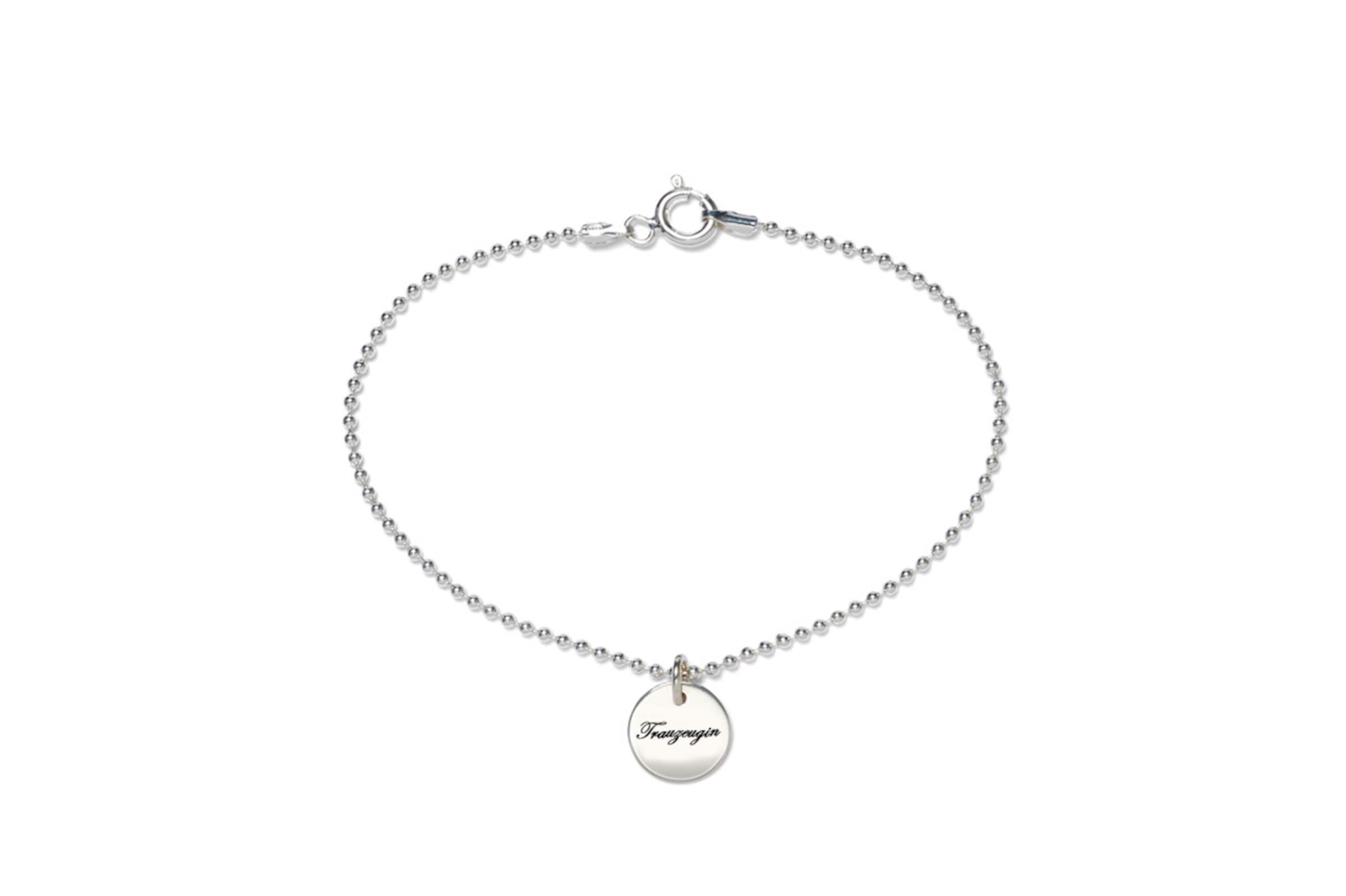 BEKA&BELL Armband in Silber: Vorderseite