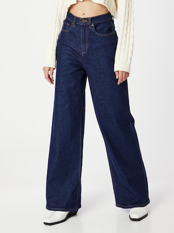 SISTERS POINT Wide leg Jeans 'OWI' i blå: framsida