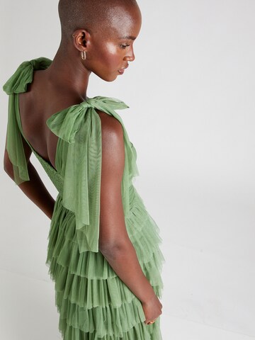 LACE & BEADSVečernja haljina 'Ophelia' - zelena boja