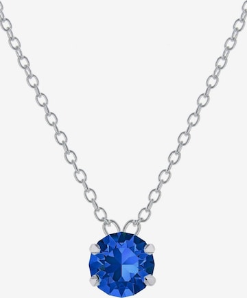 EXCLUSIVE EDITION Łańcuszek 'Solitaire adorned with Swarovski crystals' w kolorze niebieski: przód
