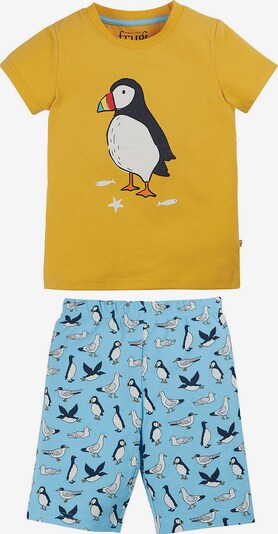 Frugi Schlafanzug 'PRAA PJS' in blau / gelb / mischfarben, Produktansicht
