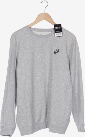 ASICS Sweatshirt & Zip-Up Hoodie in XXL in Grey: front