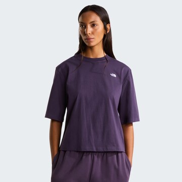 THE NORTH FACE Μπλουζάκι σε λιλά: μπροστά