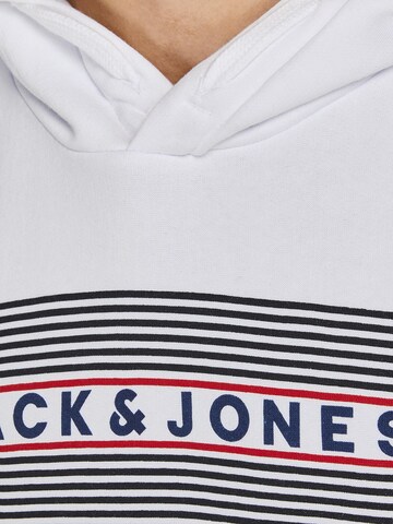 Regular fit Felpa di Jack & Jones Junior in bianco