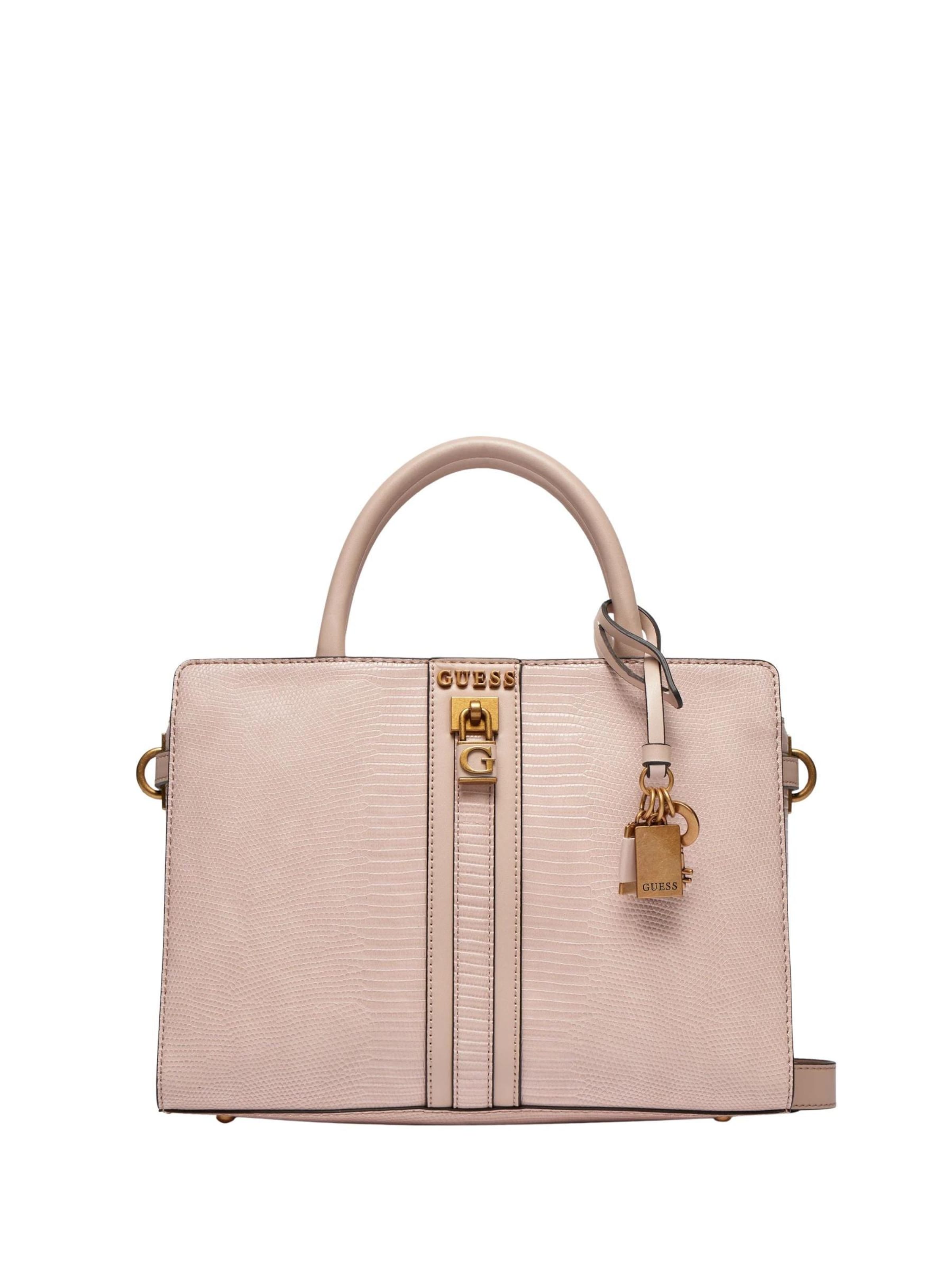 GUESS Schoudertas 'Guess Bandoulière Ginvera Elite KB873406 Light Rose' in Roze: voorkant