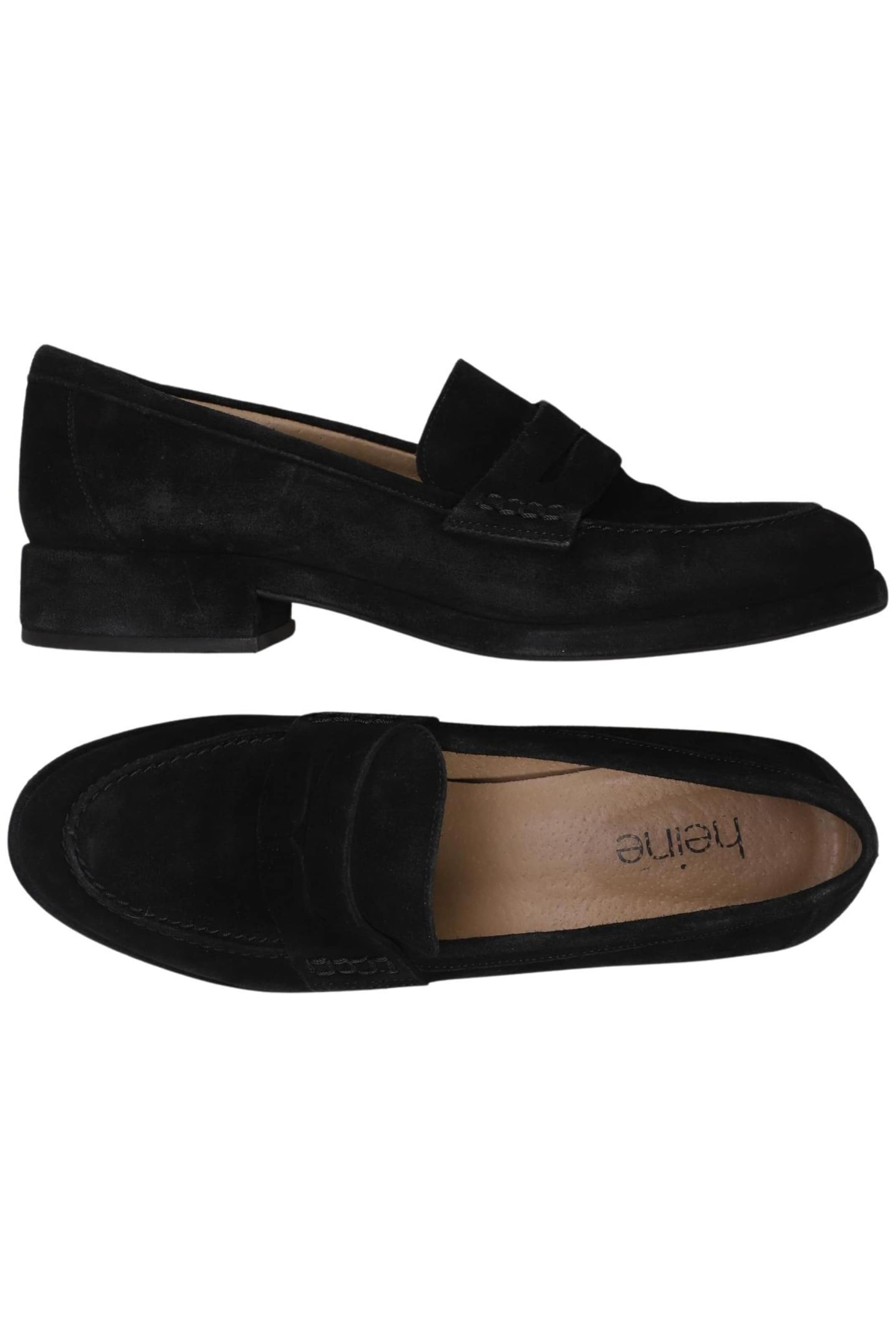 heine Flats & Loafers in 40 in Black: front