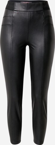 Skinny Leggings de la STREET ONE pe negru: față