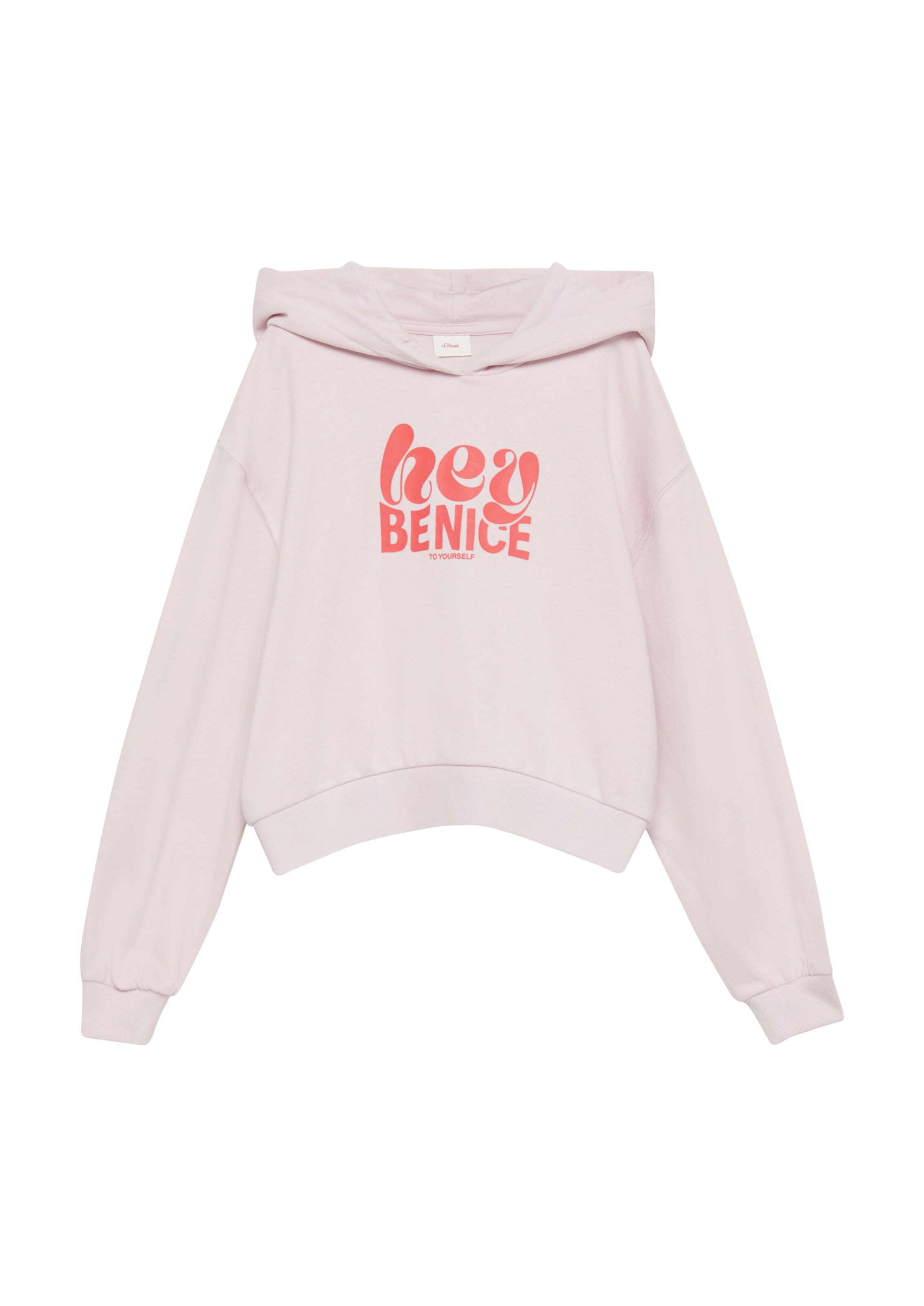 Sweat-shirt s.Oliver en rose : devant