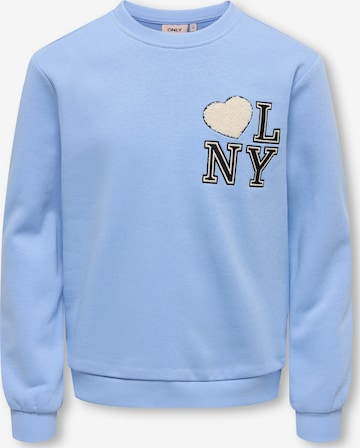 ONLY GIRLS Sweatshirt in Blue: front