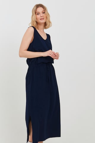 b.young Summer Dress in Blue: front