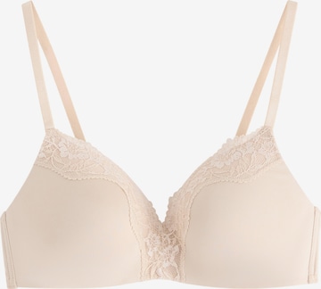 Soutien-gorge 'Flora' Lindex en beige : devant