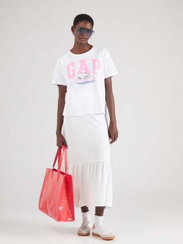GAP - Camiseta en blanco