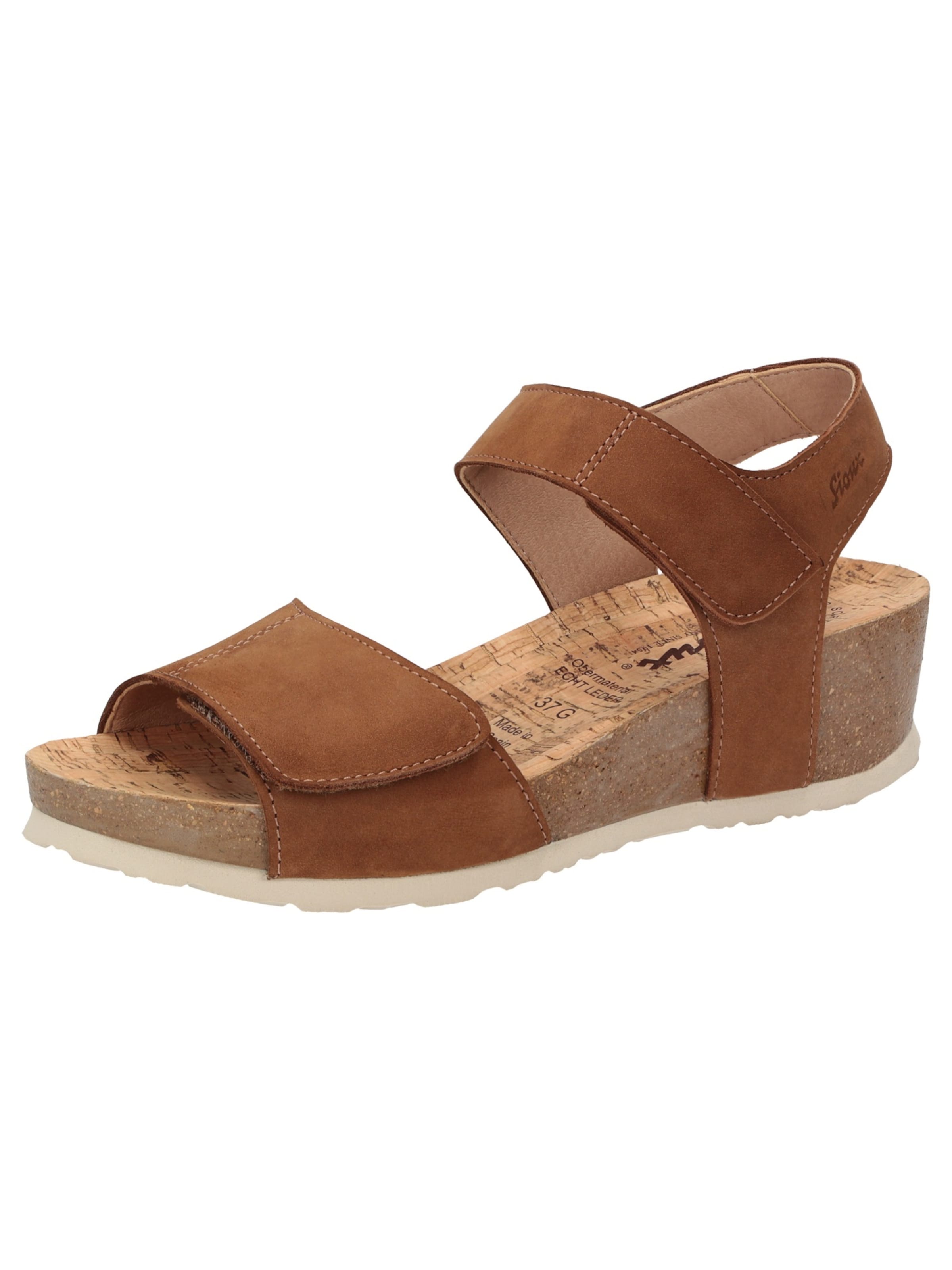 Sandales 'Yagmur-700' SIOUX en marron : devant