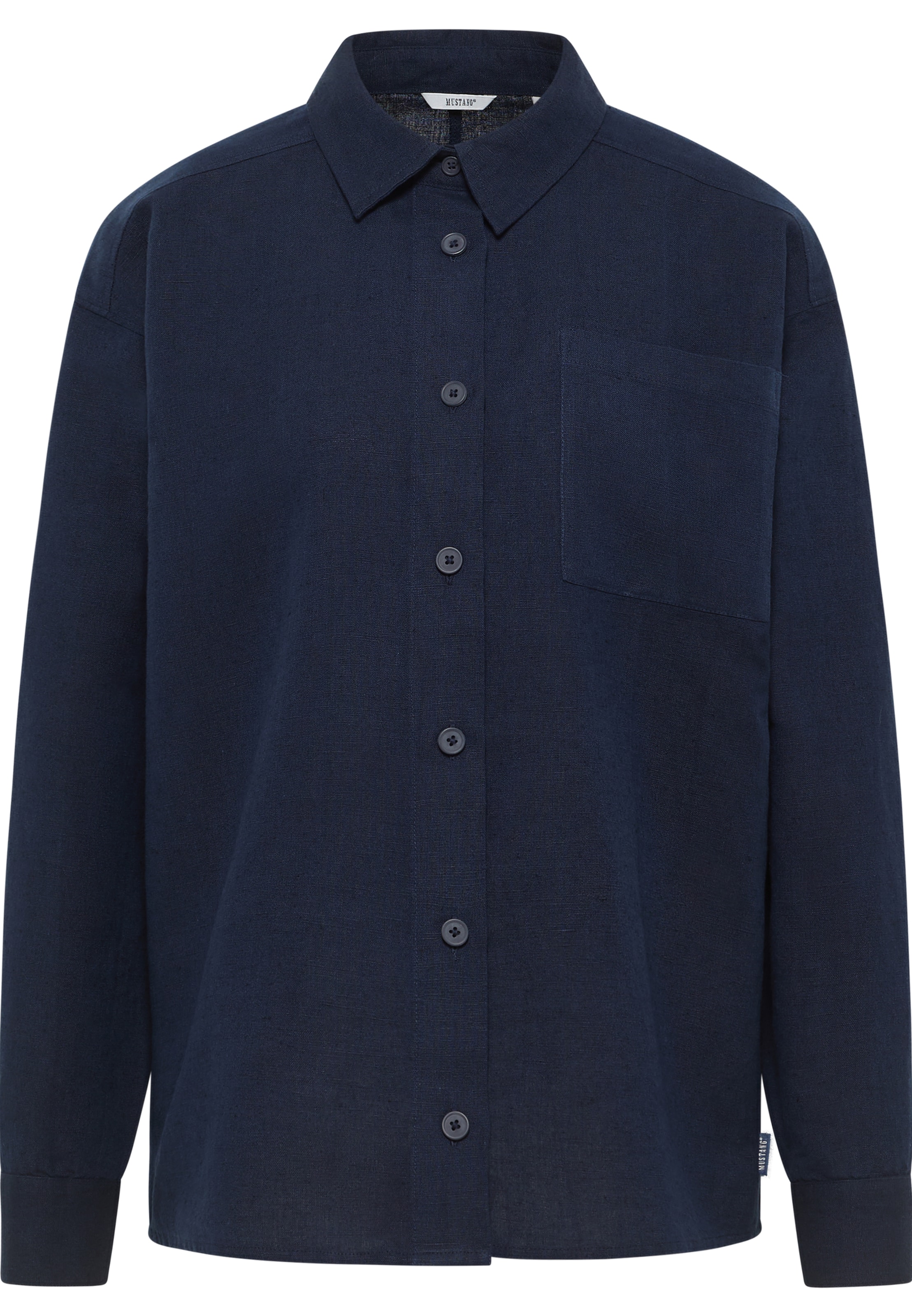 MUSTANG Blouse ' Style Willow ' in Blue: front