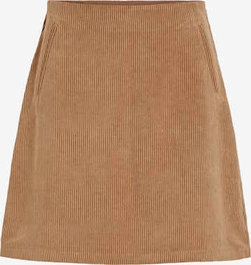 VILA Skirt in Brown: front