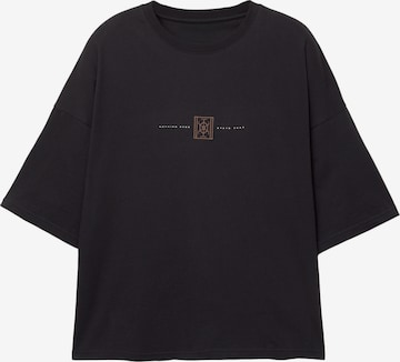 Pull&Bear Paita värissä musta: etupuoli