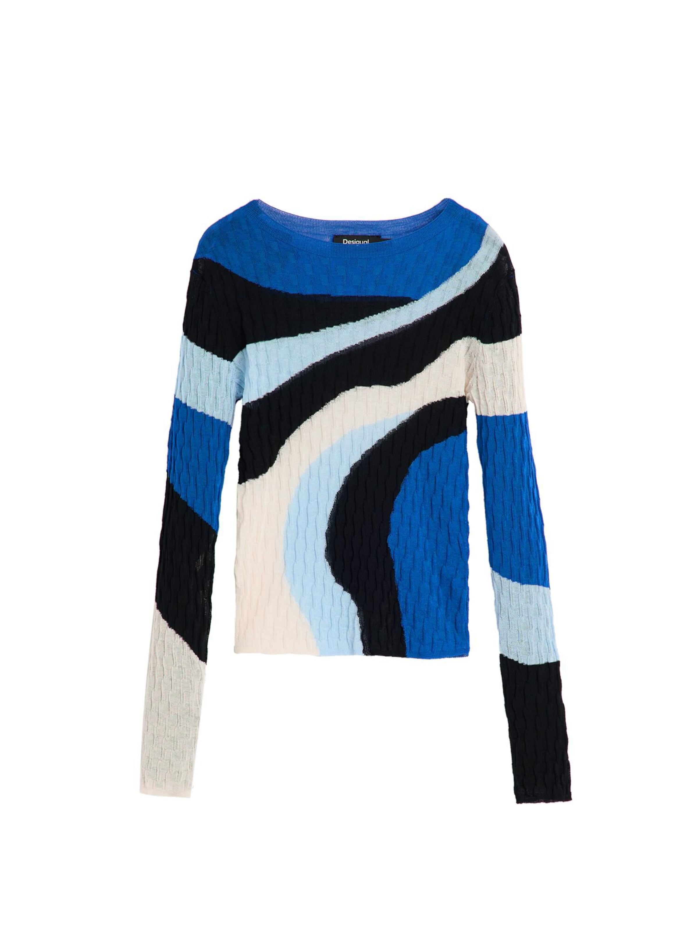 Desigual Pulover | modra barva: sprednja stran