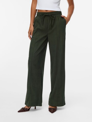 VERO MODA - Pierna ancha Pantalón en verde: frente