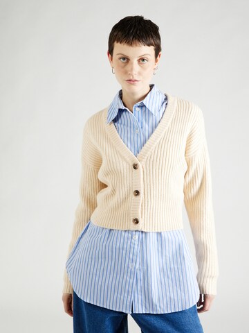 STUDIO SELECT Cardigan 'Nicky' i beige: forside