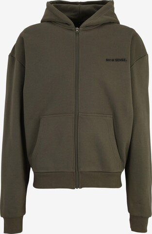 9N1M SENSE Sweat jacket in Green: front