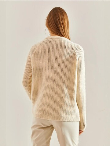 Bianco Lucci Pullover in Weiß