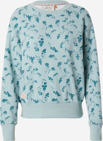 Sweat-shirt 'HEIKKE' Ragwear en bleu : devant