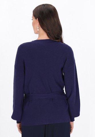 usha BLACK LABEL - Cárdigan en azul