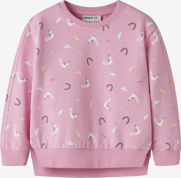 Felpa 'NMFBissine' di NAME IT in rosa: frontale