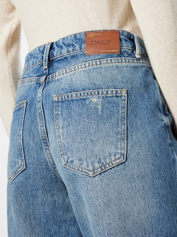 ONLY Loosefit Jeans 'Debbie' i blå