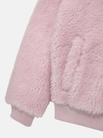 GUESS Zip-Up Hoodie in Pink