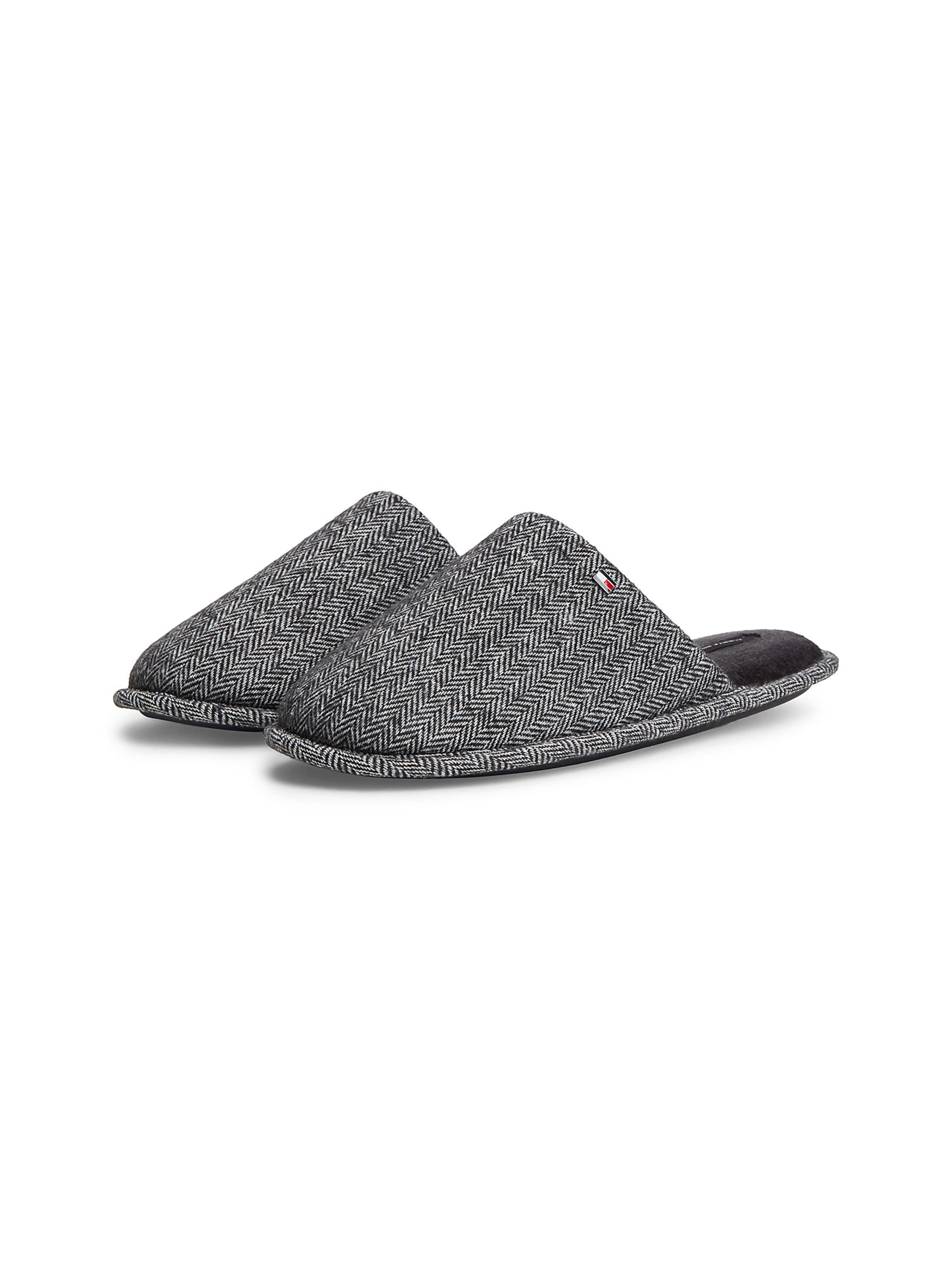 TOMMY HILFIGER Hausschuh in Grau