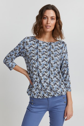 Fransa Shirt in Blauw: voorkant