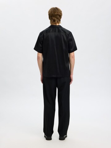SELECTED Regular fit Overhemd 'SLHNoa' in Zwart