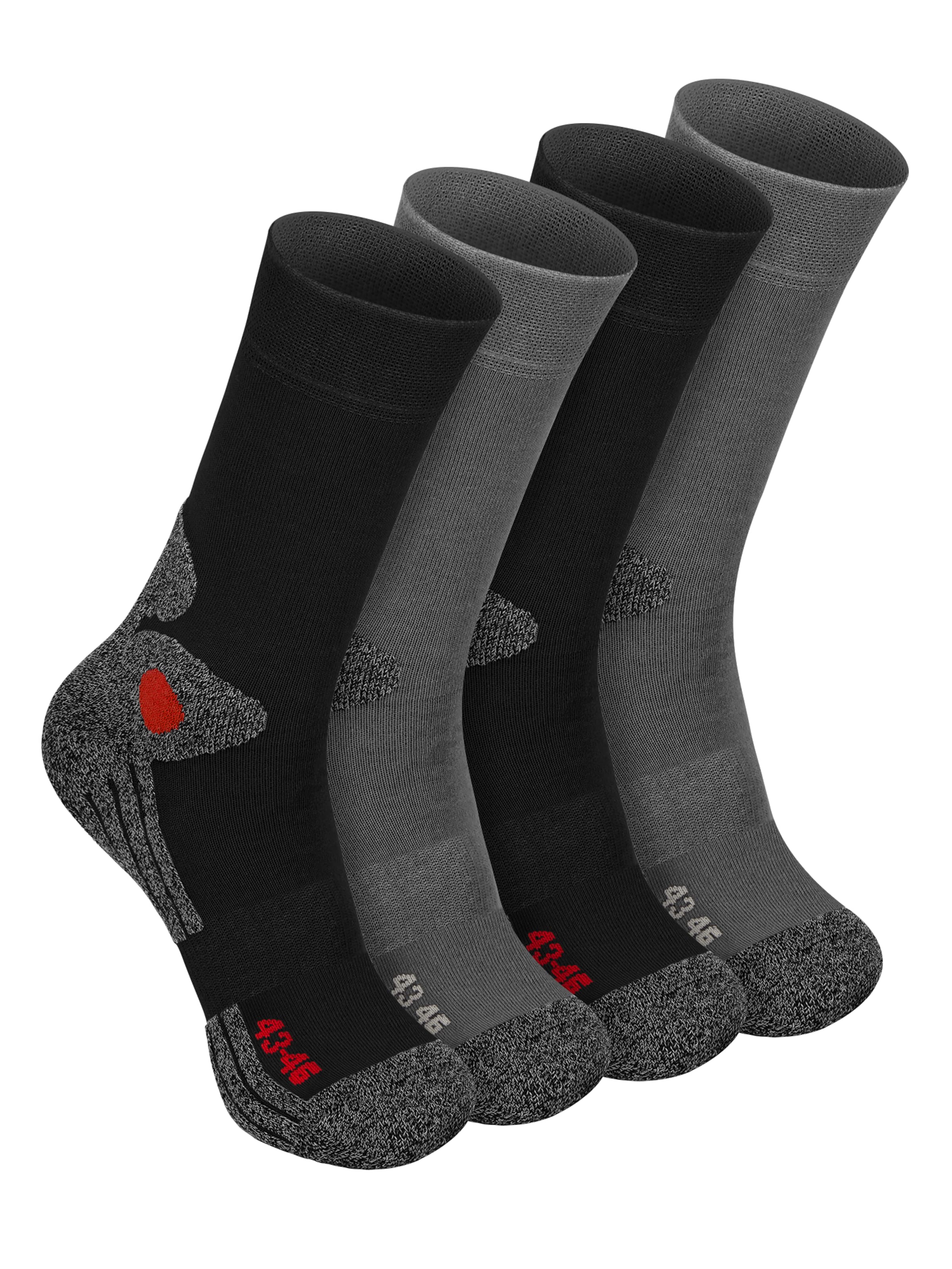 celodoro Athletic Socks 'Trekking Exclusive' in Grey: front