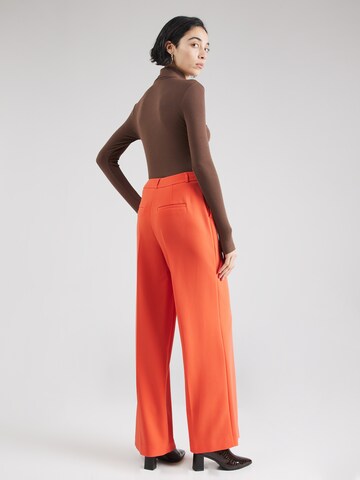 COMMA Zvonové kalhoty Kalhoty – oranžová