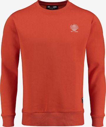 Felpa 'FADED MEMORIES ' di Key Largo in arancione: frontale