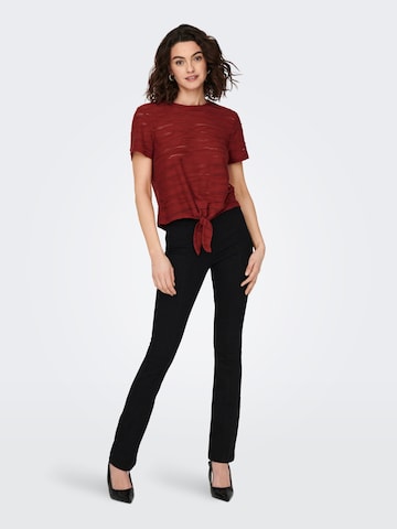 ONLY - Camisa 'JULIANA' em vermelho