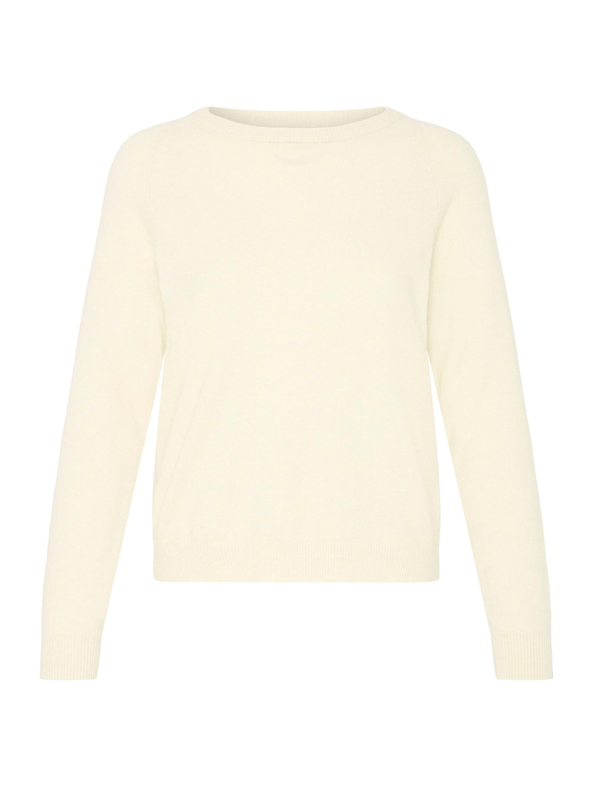 Pull-over ' OXBMMNORA RAGLAN JUMPER ' Oxmo en beige : devant