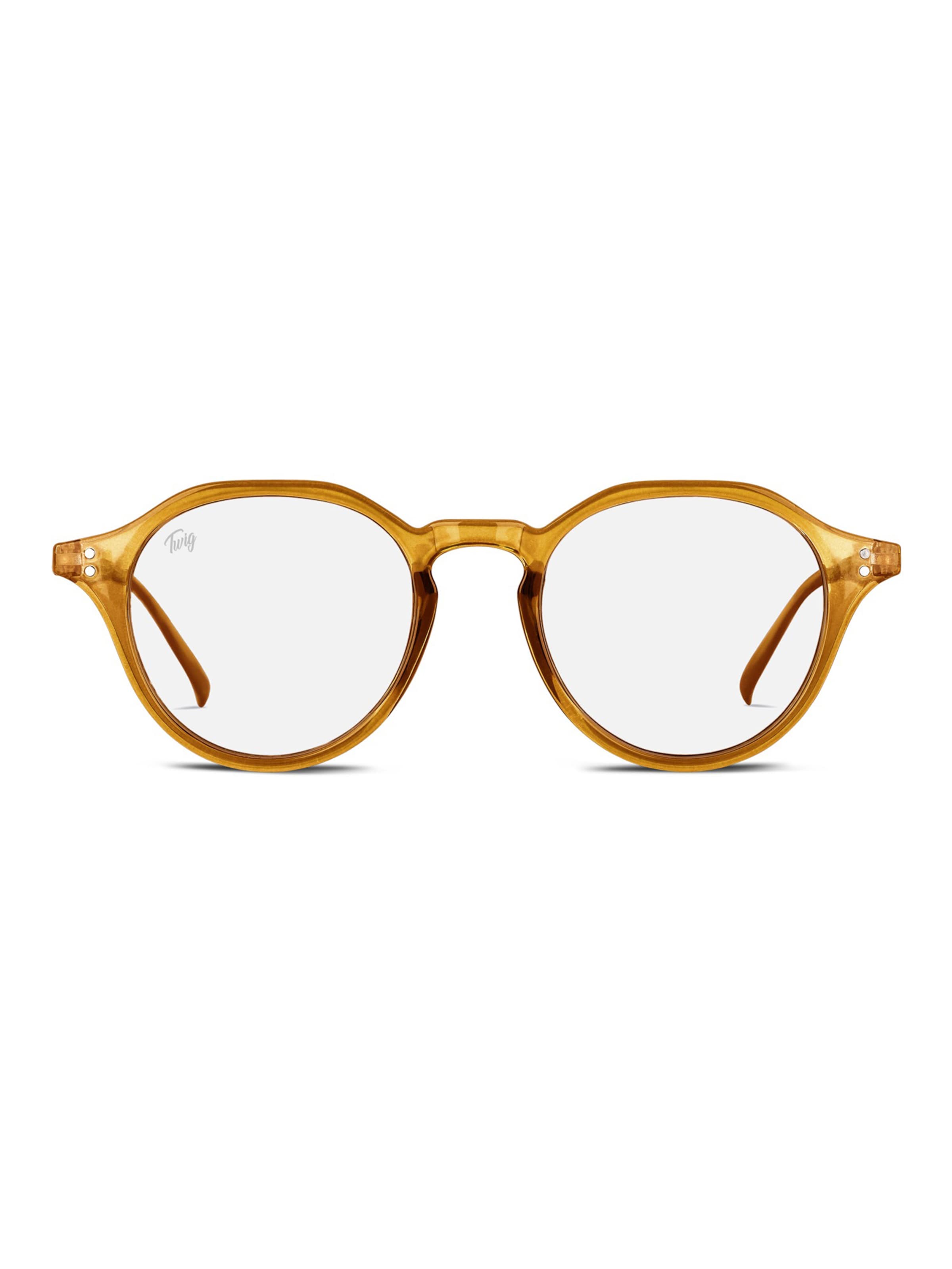 TWIG Concept Milano Glasses 'Langevin BlueLight' in Yellow: front