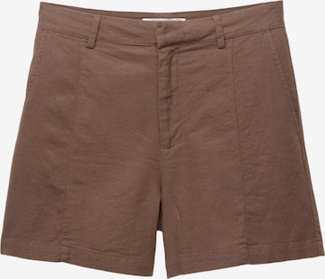 Pull&Bear Trousers in Brown: front