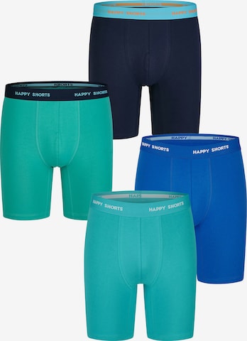 Boxers ' Motive ' Happy Shorts en bleu : devant