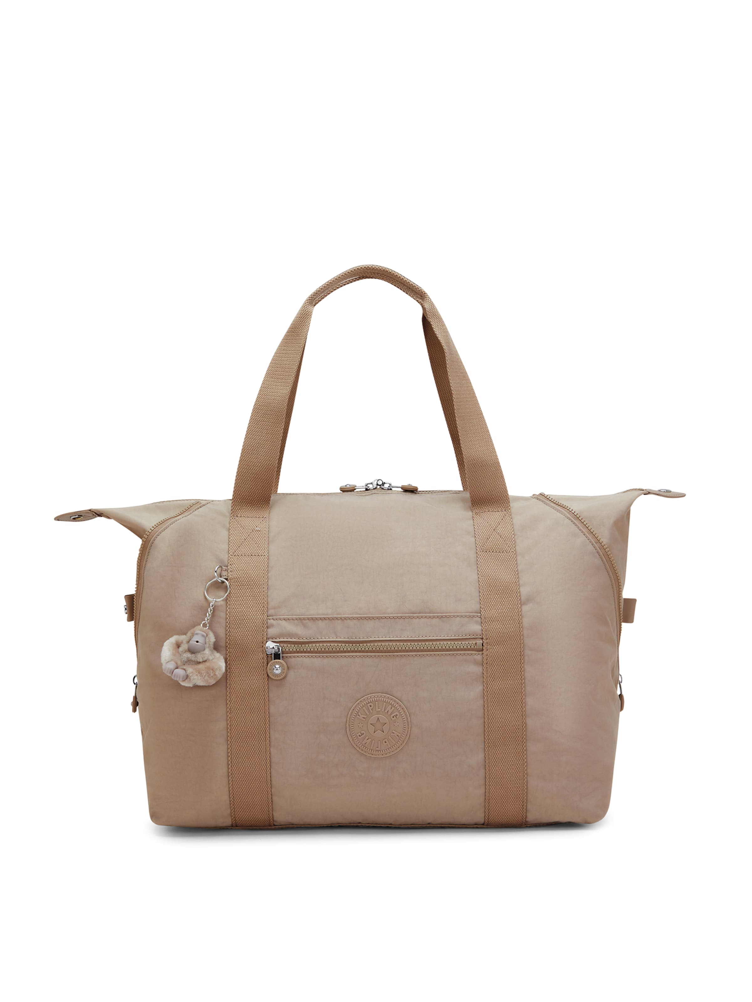 KIPLING - Bolsa de viaje 'Art M' en beige: frente