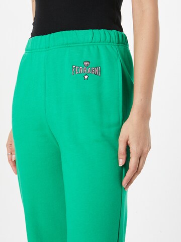 Chiara Ferragni Zúžený Kalhoty – zelená