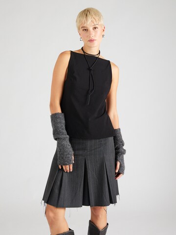 Camicia da donna di WEEKDAY in nero: frontale