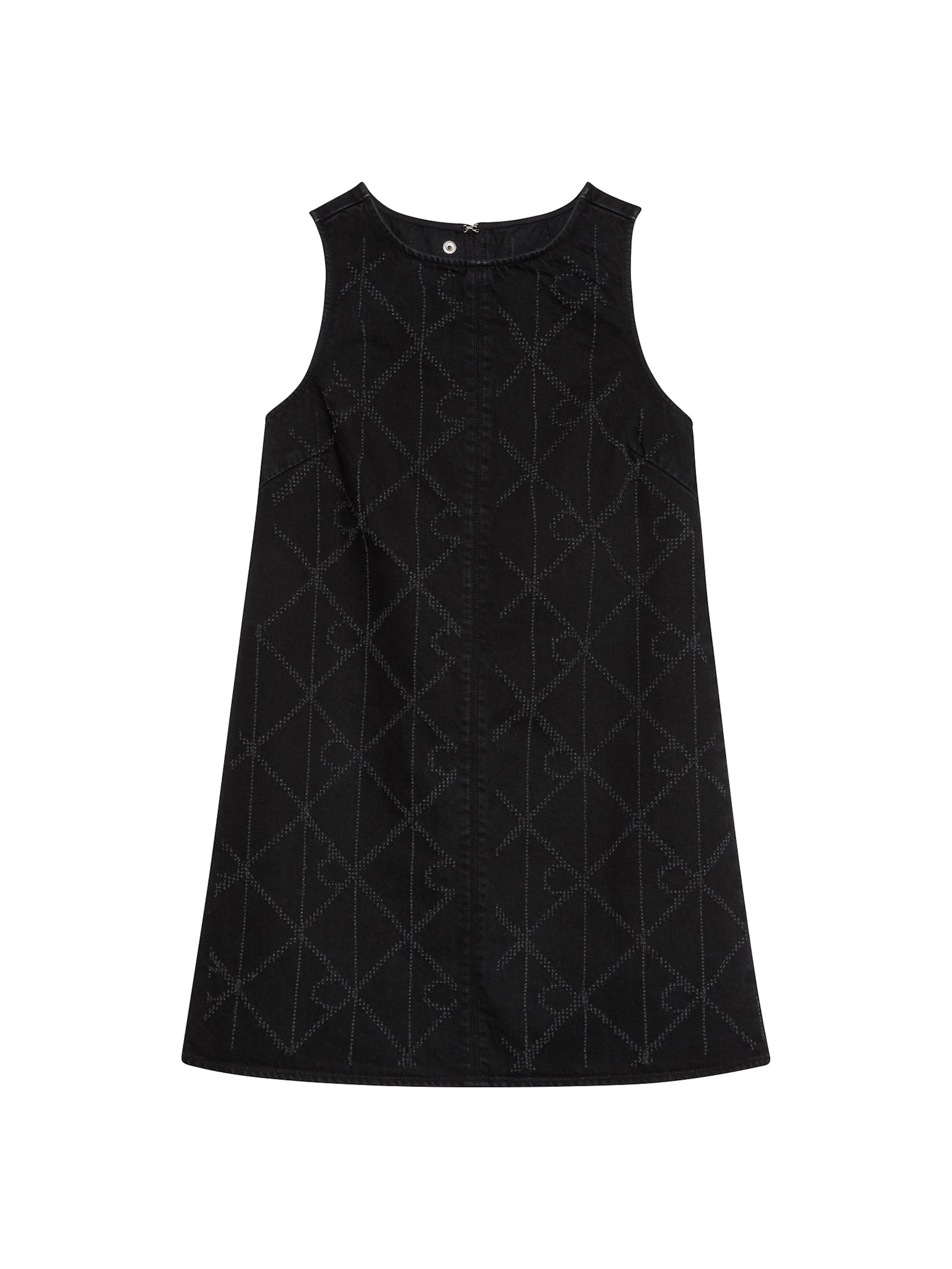 Calvin Klein Jeans Regular Jurk in Zwart: voorkant