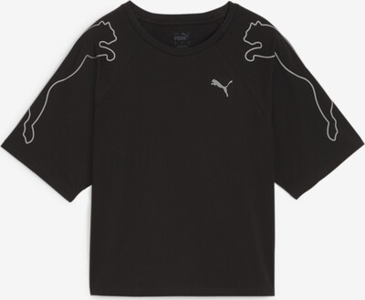 PUMA T-shirt fonctionnel 'Motion' en gris argenté / noir, Vue avec produit